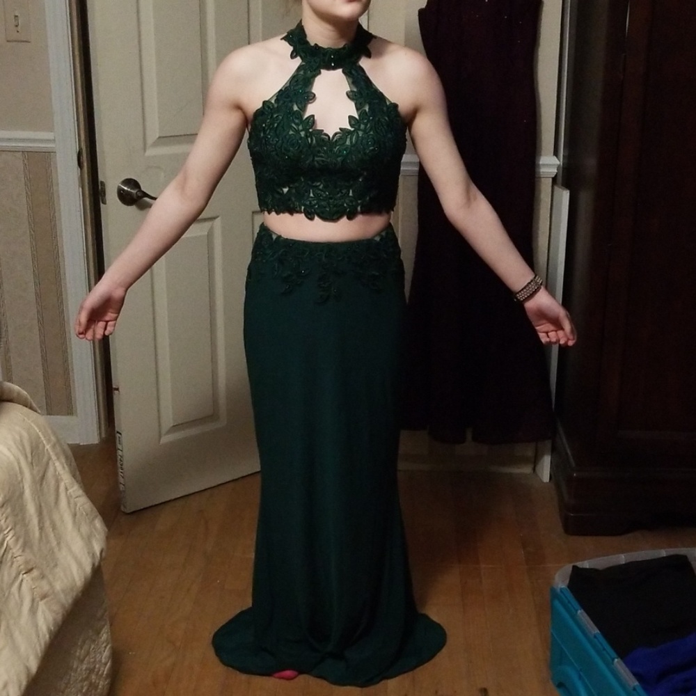 Prom dress 2 piece